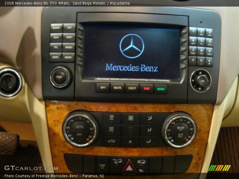 Sand Beige Metallic / Macadamia 2008 Mercedes-Benz ML 350 4Matic