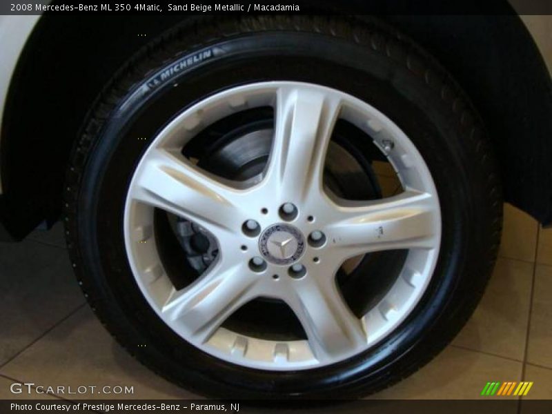 Sand Beige Metallic / Macadamia 2008 Mercedes-Benz ML 350 4Matic
