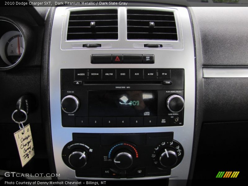 Dark Titanium Metallic / Dark Slate Gray 2010 Dodge Charger SXT