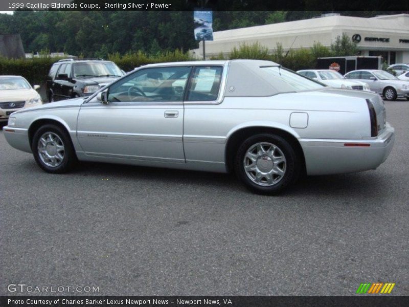Sterling Silver / Pewter 1999 Cadillac Eldorado Coupe