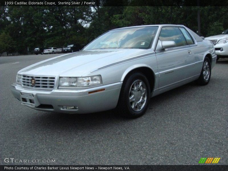 Sterling Silver / Pewter 1999 Cadillac Eldorado Coupe