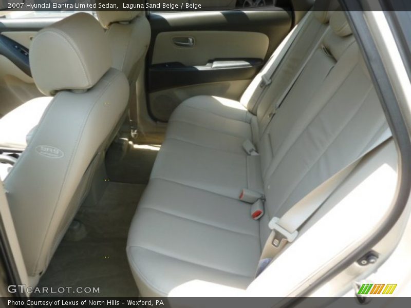Laguna Sand Beige / Beige 2007 Hyundai Elantra Limited Sedan
