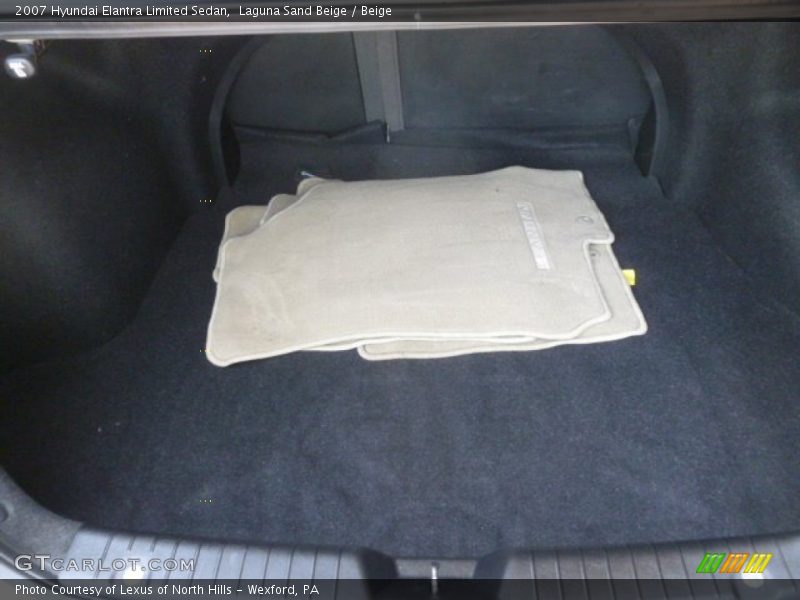 Laguna Sand Beige / Beige 2007 Hyundai Elantra Limited Sedan