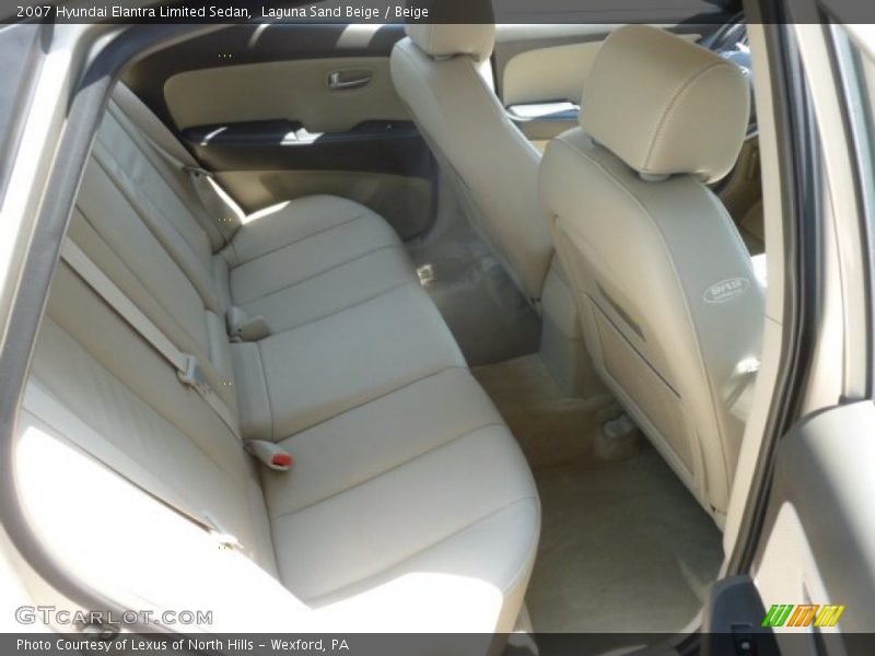 Laguna Sand Beige / Beige 2007 Hyundai Elantra Limited Sedan