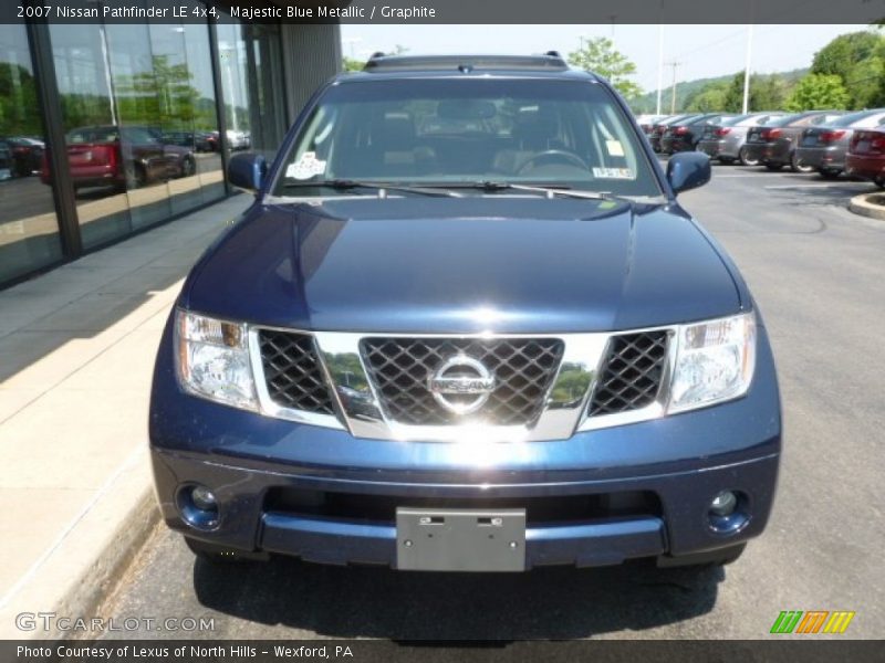 Majestic Blue Metallic / Graphite 2007 Nissan Pathfinder LE 4x4
