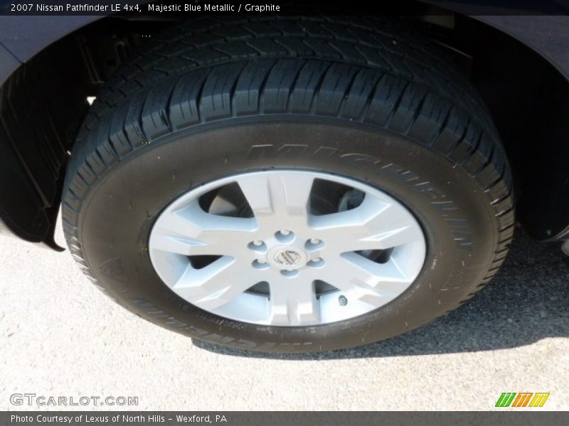 Majestic Blue Metallic / Graphite 2007 Nissan Pathfinder LE 4x4