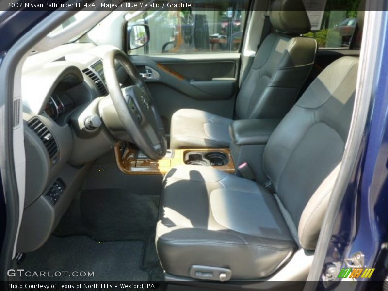 Majestic Blue Metallic / Graphite 2007 Nissan Pathfinder LE 4x4