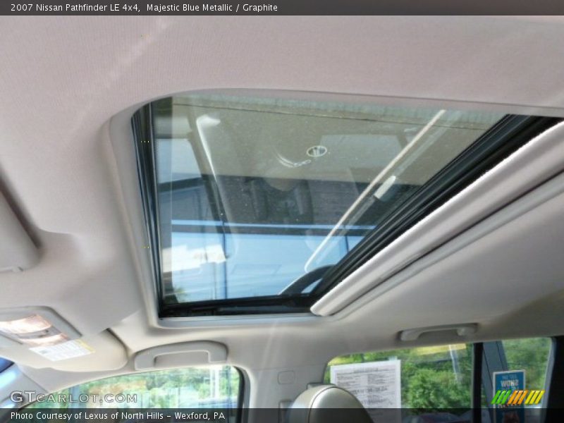 Majestic Blue Metallic / Graphite 2007 Nissan Pathfinder LE 4x4