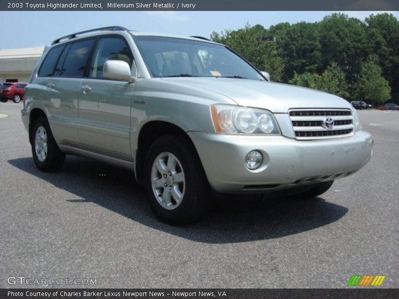 Millenium Silver Metallic / Ivory 2003 Toyota Highlander Limited