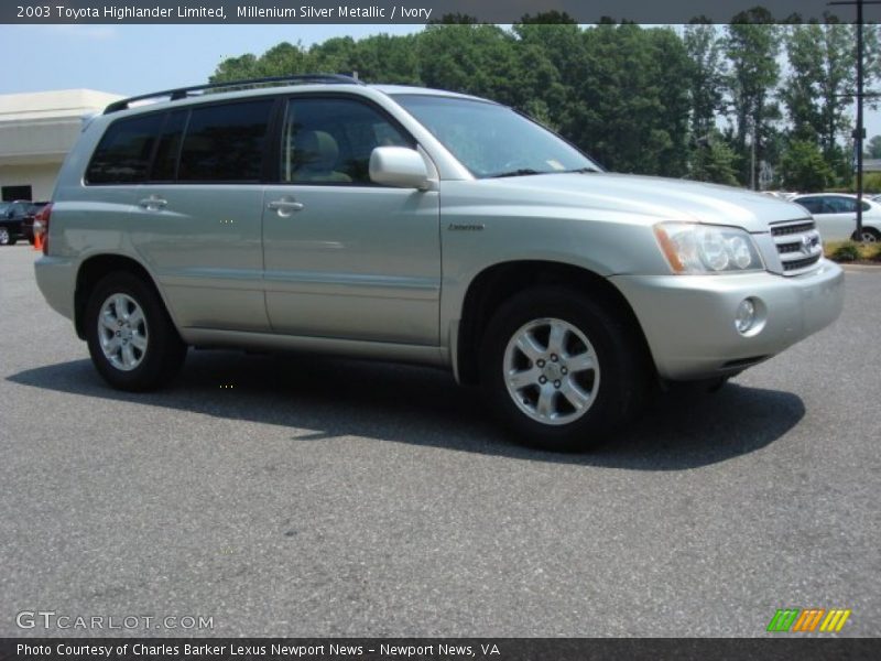 Millenium Silver Metallic / Ivory 2003 Toyota Highlander Limited