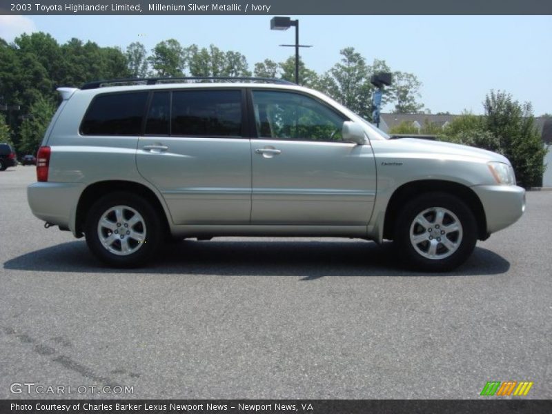 Millenium Silver Metallic / Ivory 2003 Toyota Highlander Limited