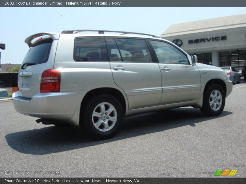 Millenium Silver Metallic / Ivory 2003 Toyota Highlander Limited