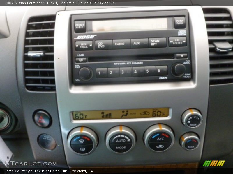 Majestic Blue Metallic / Graphite 2007 Nissan Pathfinder LE 4x4