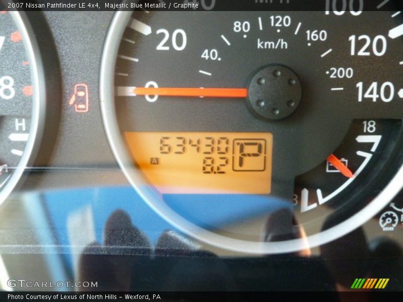 Majestic Blue Metallic / Graphite 2007 Nissan Pathfinder LE 4x4