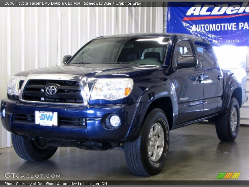 Speedway Blue / Graphite Gray 2006 Toyota Tacoma V6 Double Cab 4x4
