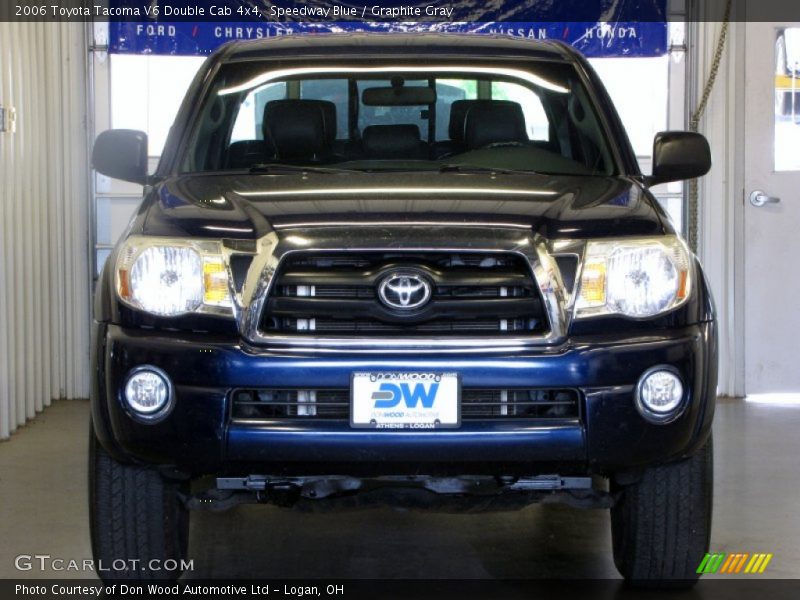Speedway Blue / Graphite Gray 2006 Toyota Tacoma V6 Double Cab 4x4