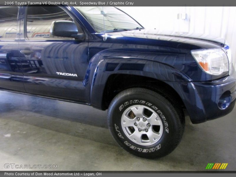 Speedway Blue / Graphite Gray 2006 Toyota Tacoma V6 Double Cab 4x4