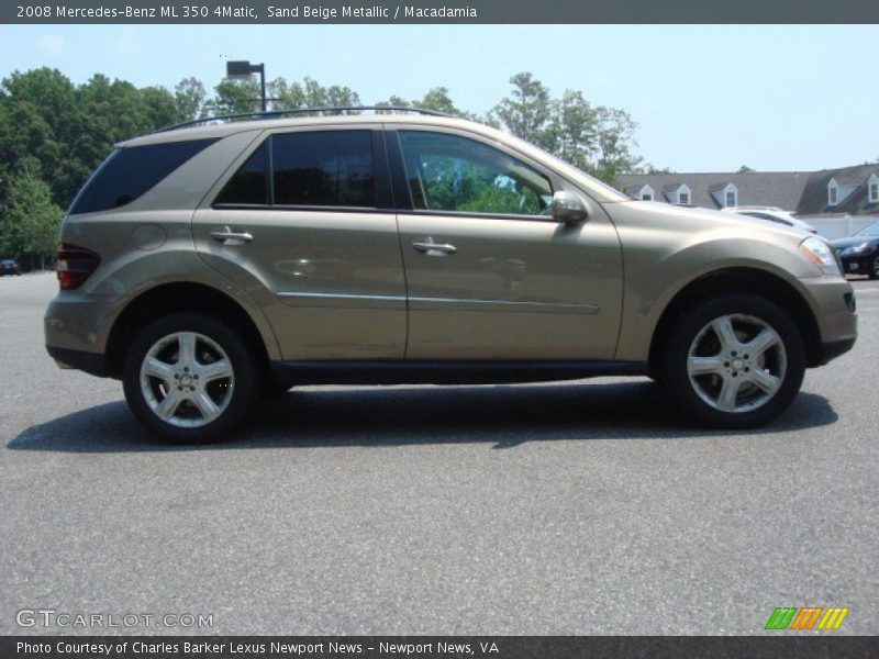 Sand Beige Metallic / Macadamia 2008 Mercedes-Benz ML 350 4Matic