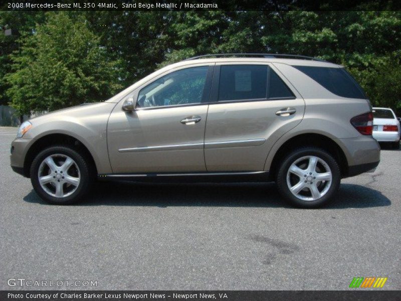 Sand Beige Metallic / Macadamia 2008 Mercedes-Benz ML 350 4Matic