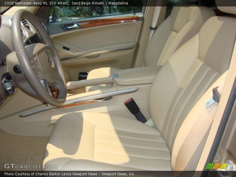 Sand Beige Metallic / Macadamia 2008 Mercedes-Benz ML 350 4Matic