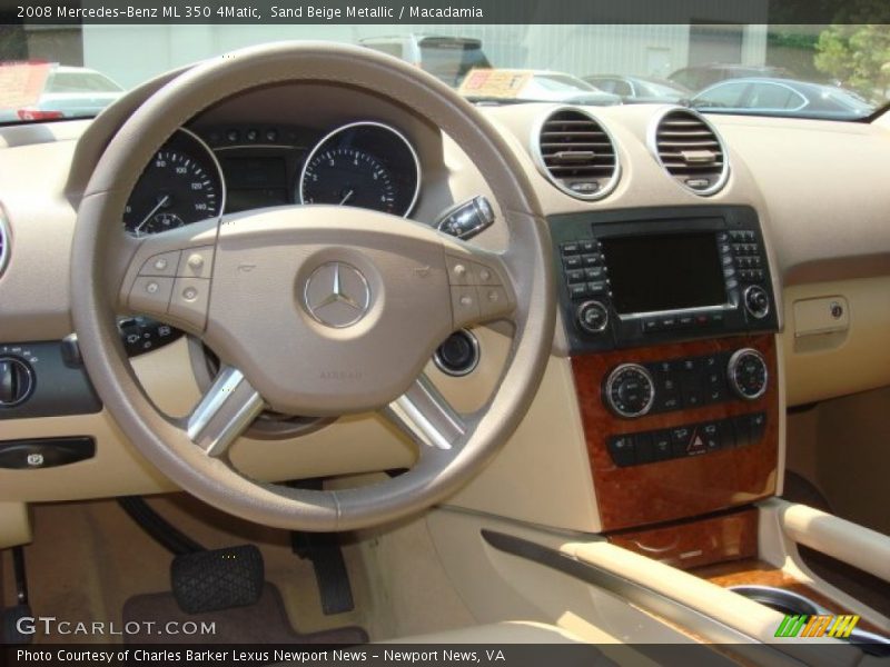 Sand Beige Metallic / Macadamia 2008 Mercedes-Benz ML 350 4Matic