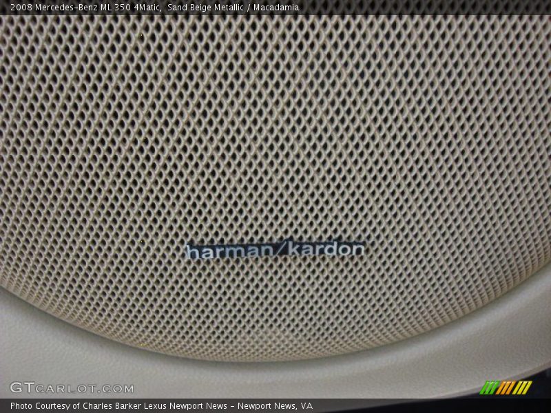 Sand Beige Metallic / Macadamia 2008 Mercedes-Benz ML 350 4Matic