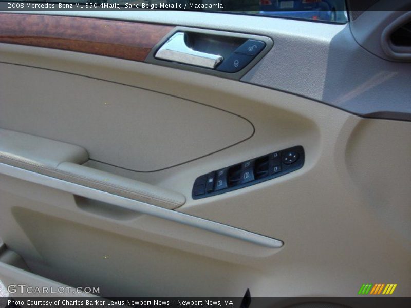 Sand Beige Metallic / Macadamia 2008 Mercedes-Benz ML 350 4Matic