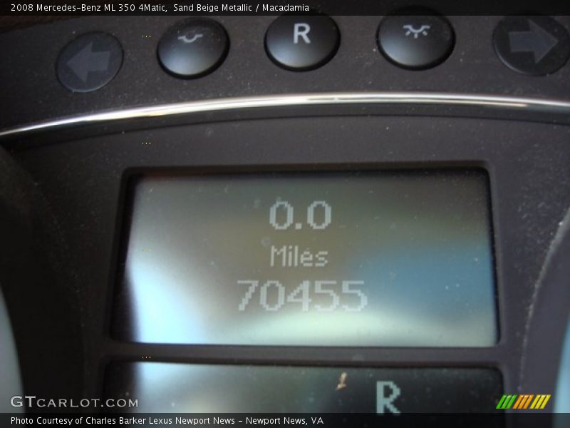 Sand Beige Metallic / Macadamia 2008 Mercedes-Benz ML 350 4Matic