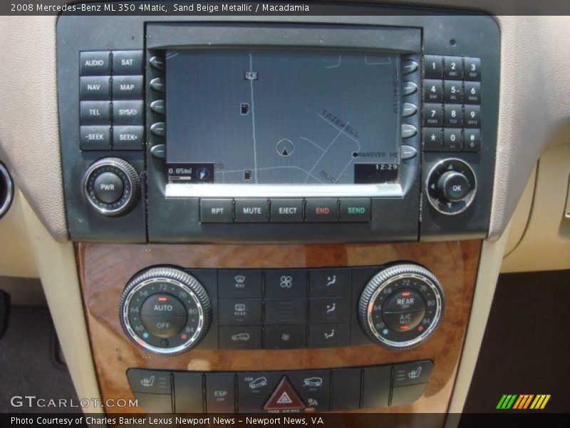 Sand Beige Metallic / Macadamia 2008 Mercedes-Benz ML 350 4Matic