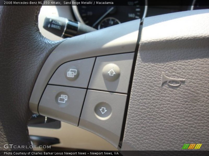 Sand Beige Metallic / Macadamia 2008 Mercedes-Benz ML 350 4Matic