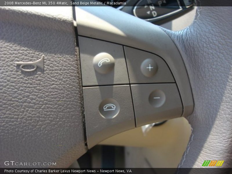 Sand Beige Metallic / Macadamia 2008 Mercedes-Benz ML 350 4Matic