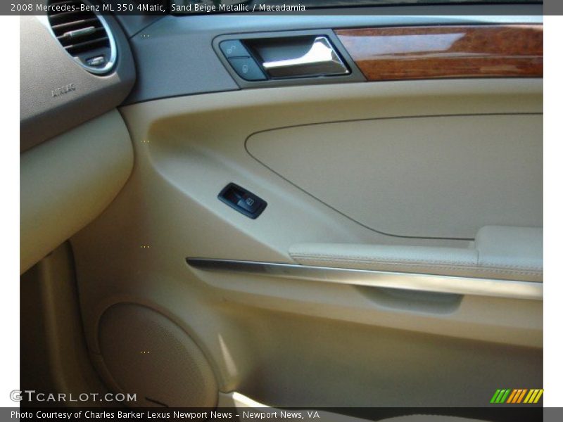 Sand Beige Metallic / Macadamia 2008 Mercedes-Benz ML 350 4Matic