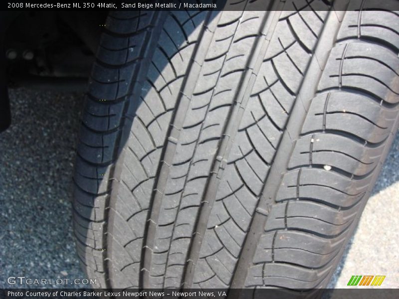 Sand Beige Metallic / Macadamia 2008 Mercedes-Benz ML 350 4Matic