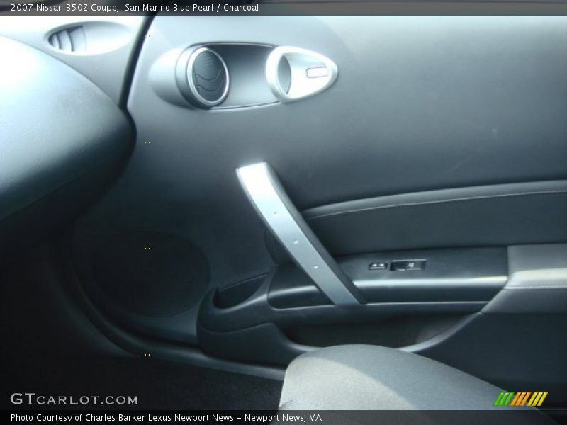 San Marino Blue Pearl / Charcoal 2007 Nissan 350Z Coupe