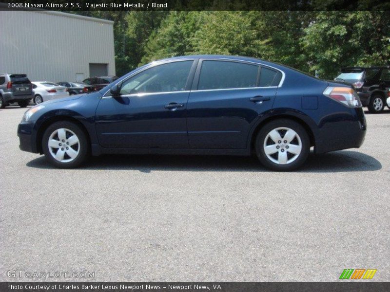 Majestic Blue Metallic / Blond 2008 Nissan Altima 2.5 S