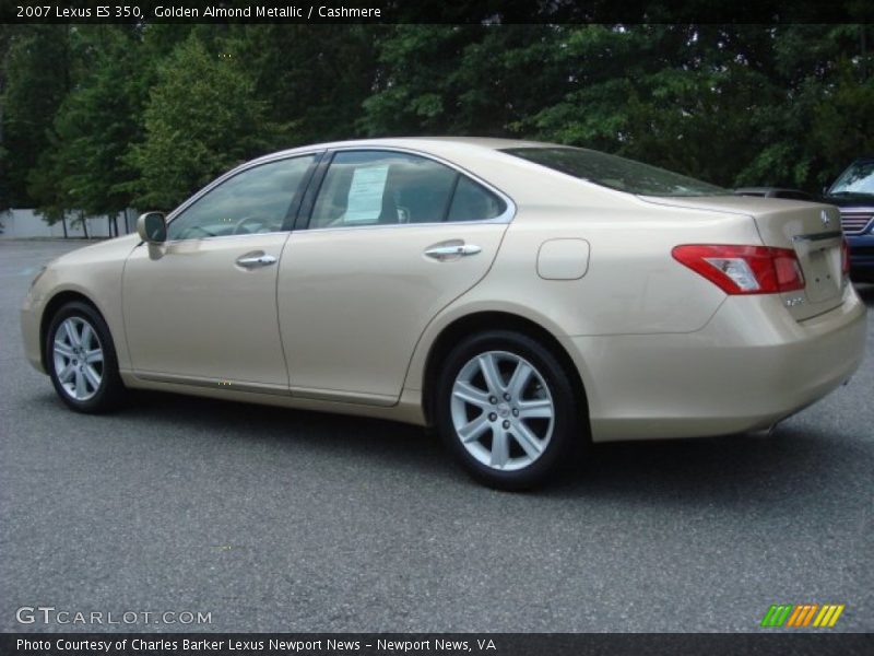 Golden Almond Metallic / Cashmere 2007 Lexus ES 350