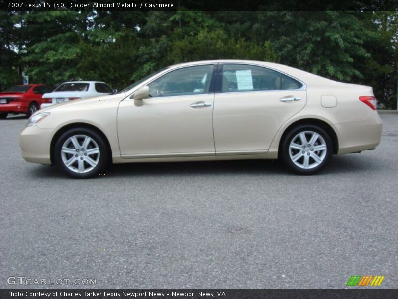 Golden Almond Metallic / Cashmere 2007 Lexus ES 350