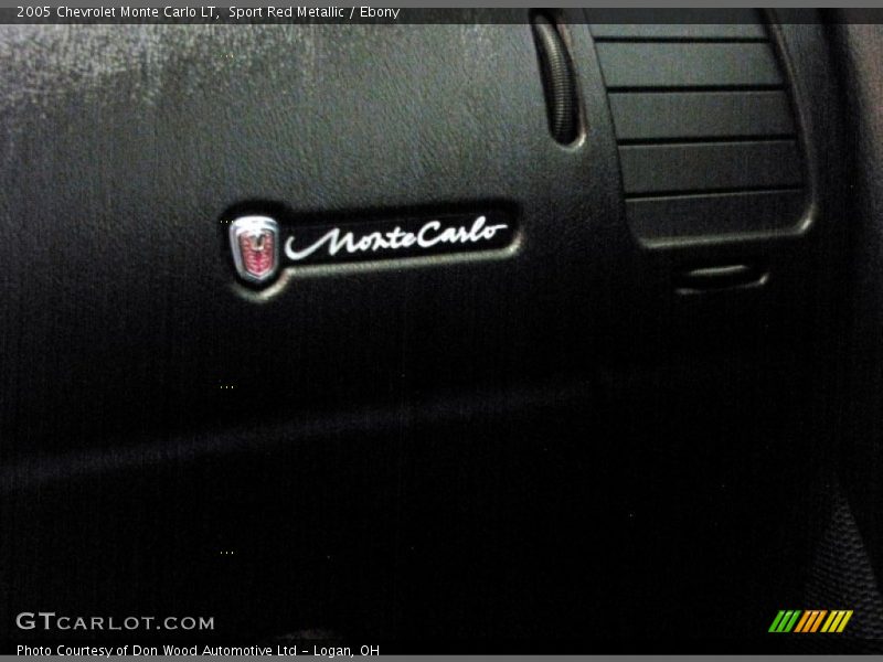 Sport Red Metallic / Ebony 2005 Chevrolet Monte Carlo LT