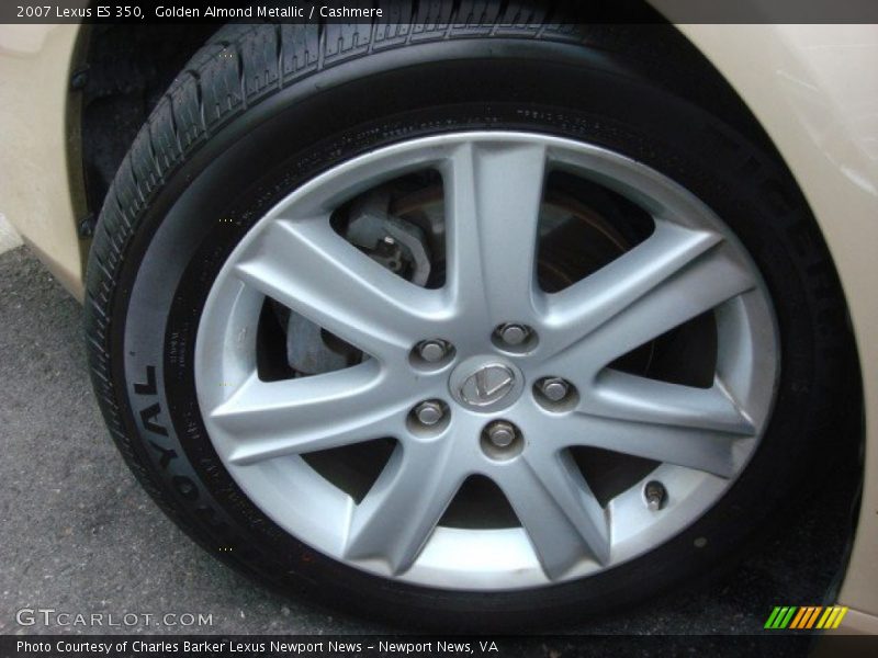 Golden Almond Metallic / Cashmere 2007 Lexus ES 350