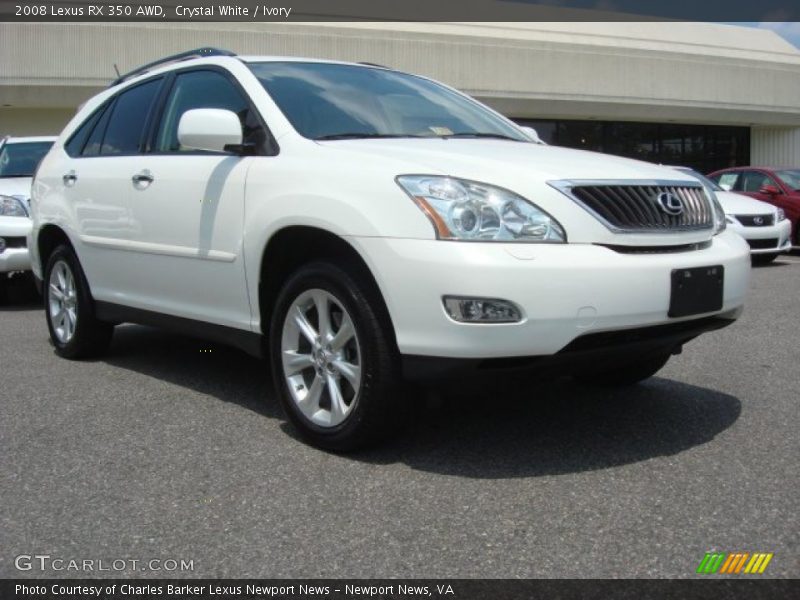 Crystal White / Ivory 2008 Lexus RX 350 AWD