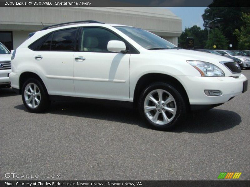 Crystal White / Ivory 2008 Lexus RX 350 AWD