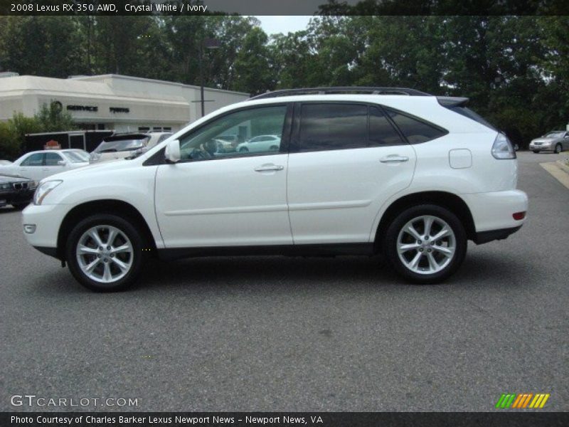 Crystal White / Ivory 2008 Lexus RX 350 AWD