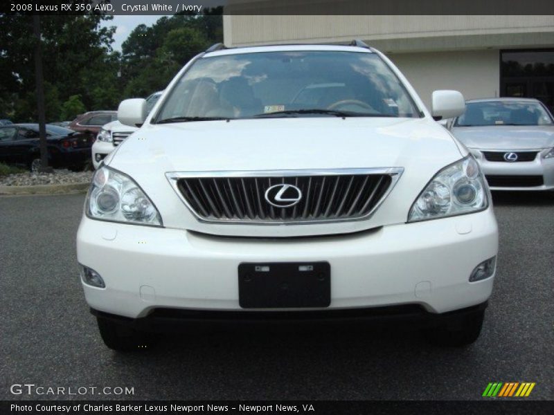 Crystal White / Ivory 2008 Lexus RX 350 AWD