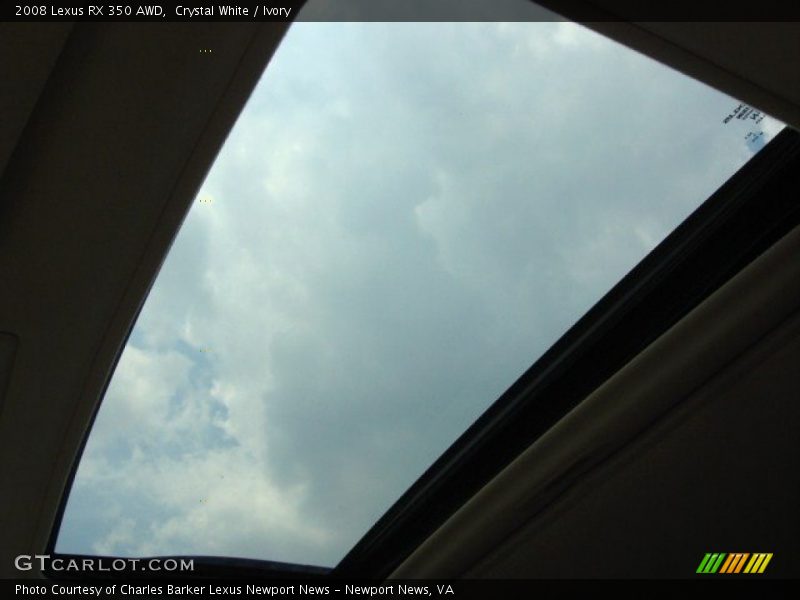 Crystal White / Ivory 2008 Lexus RX 350 AWD