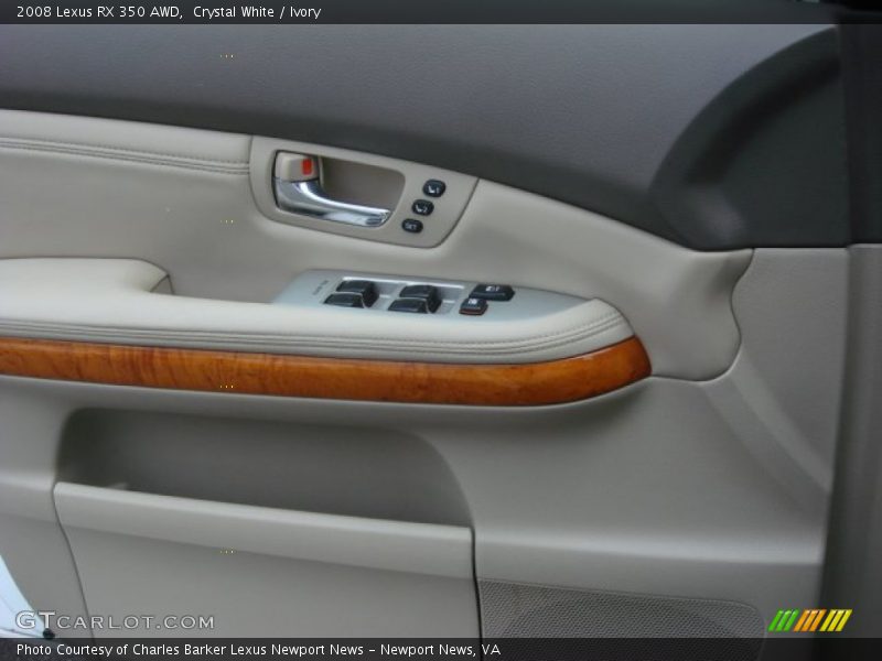 Crystal White / Ivory 2008 Lexus RX 350 AWD