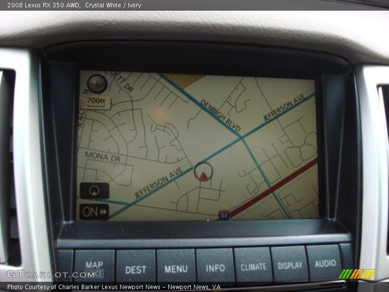 Crystal White / Ivory 2008 Lexus RX 350 AWD