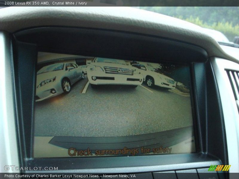 Crystal White / Ivory 2008 Lexus RX 350 AWD