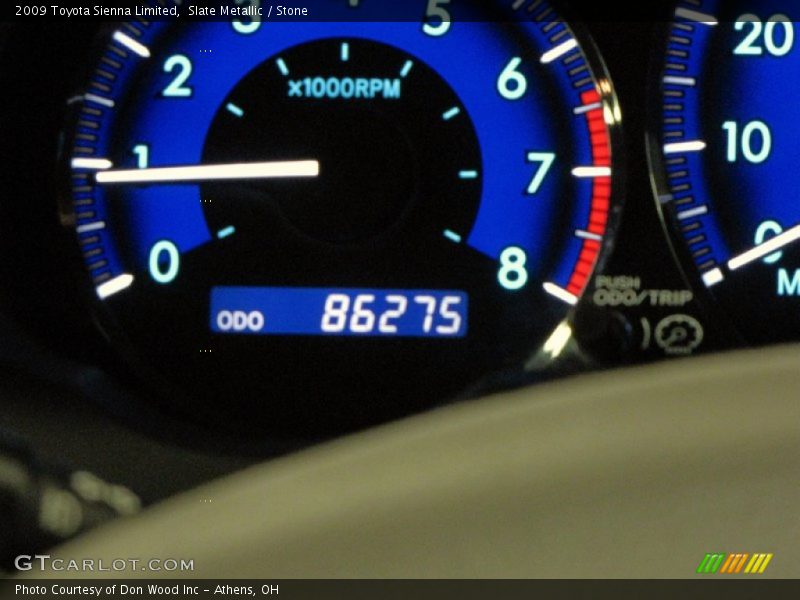 Slate Metallic / Stone 2009 Toyota Sienna Limited