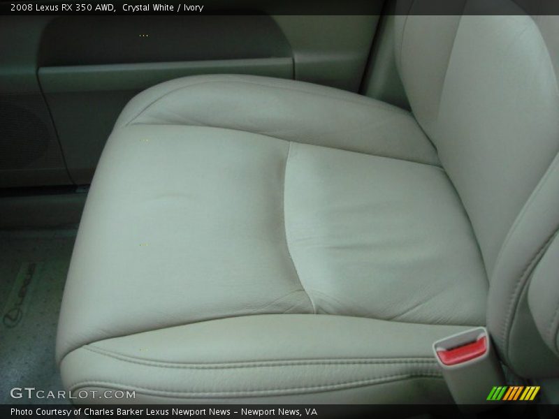 Crystal White / Ivory 2008 Lexus RX 350 AWD