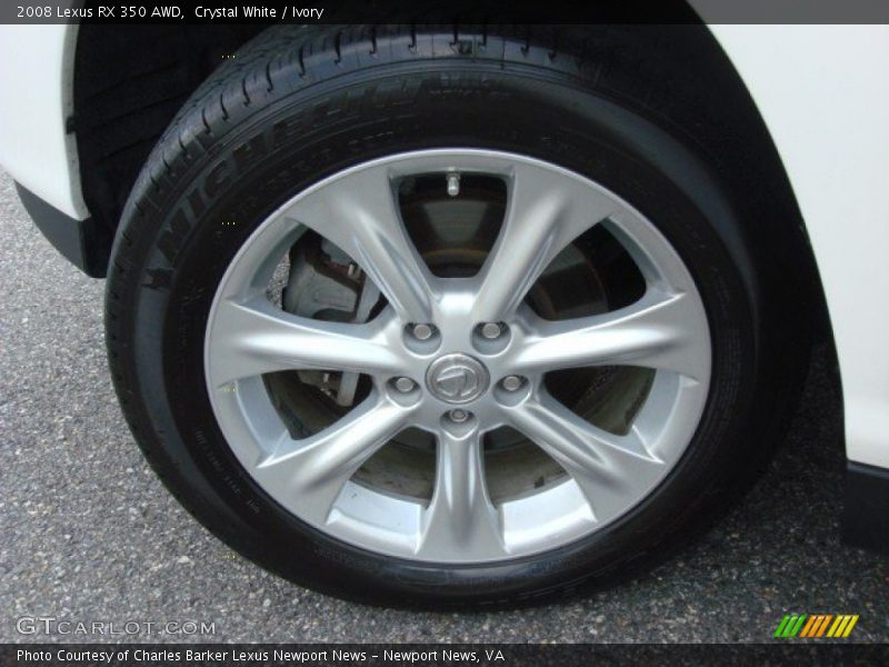 Crystal White / Ivory 2008 Lexus RX 350 AWD